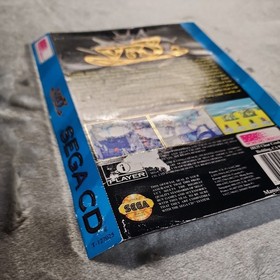 Vay - Sega CD Original Back Art Spine Card & Rear Case Piece Only, READ! 