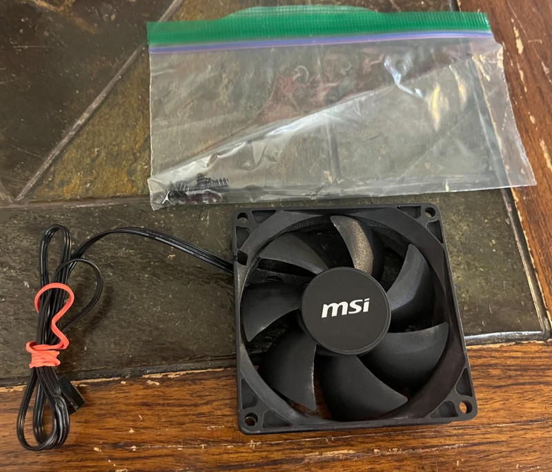 MSI MAG Complete  PC Case Fan 120 mm 12V DC 8025L