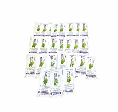 Lot of 25 Matrix Biolage Hydratherapie Conditioning For Dry Hair .34oz Packets