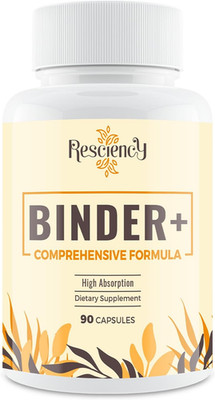 Detox Binder Supplement   Activated Charcoal, Zeolite, Bentonite Clay, Milk This