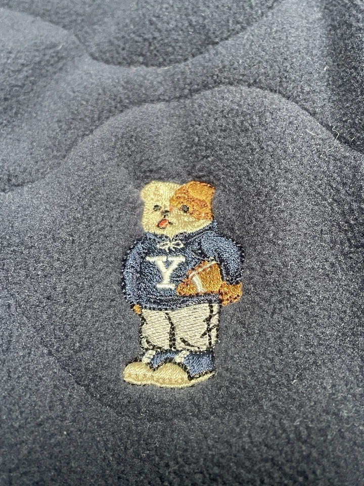 Suéter Yale Bulldog Hecho en Corea Botón Azul Marino Para Hombre Talla 2XL Foto 3 de 4