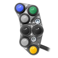 Linke Racing-Blinker-Platine Jetprime Triumph Tiger 900 2020-24 Titanio