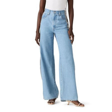 Levi's Womens Cinch Baggy Jeans 001UP-0010 LIGHT WASH Size 32x31