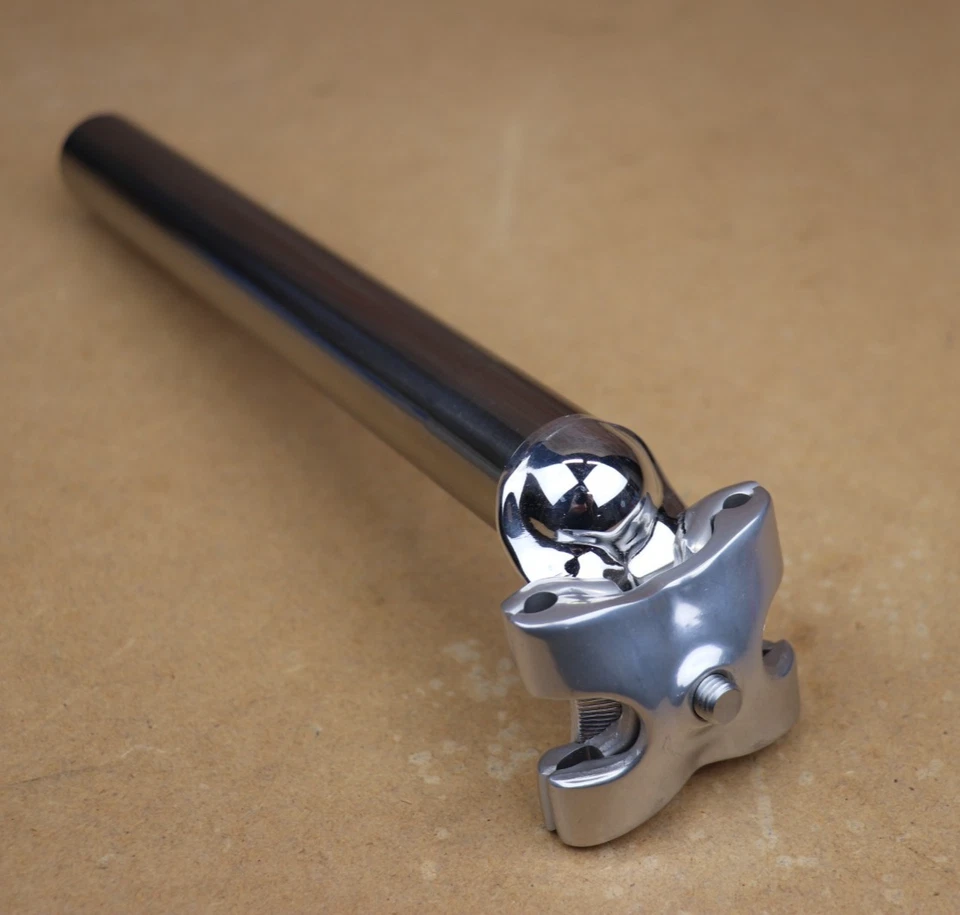 Tija de sillín Campagnolo Record Titanium 27,2 SP-99-RE272T nueva stock antigua Foto 2 de 4