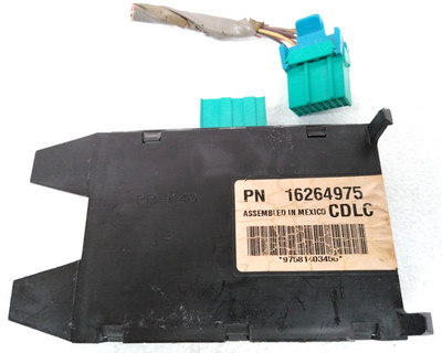 16264975 CDLC Chevy 1998-2002 Express GMC Savana Keyless Entry Theft Module W69