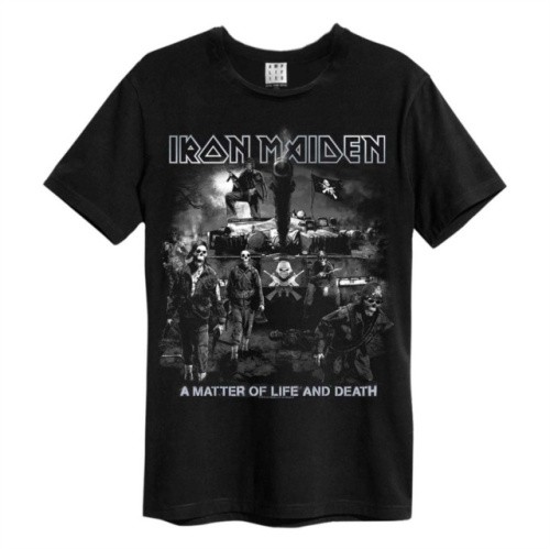 IRON MAIDEN - LIFE OR DEATH AMPLIFIED VINTAGE BLACK SMALL T-SHIRT