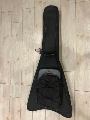 EPIPHONE Flying V58 Ebony純正ハードケース＋ギグバッグ Epiphone 1958 Flying V Korina Electric Guitar 1999 Black Pickguard