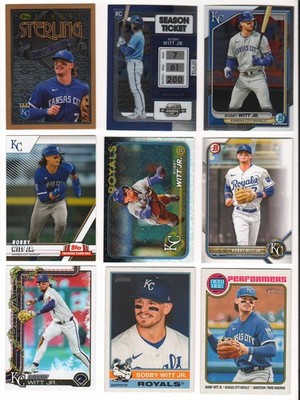 x28 Different Bobby Witt Jr Premium card lot/set RC Topps Rookie Chrome Team USA