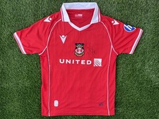GENUINE JAMES McCLEAN SIGNED WREXHAM A.F.C. 25/26 SHIRT, EXACT PROOF SHOWN