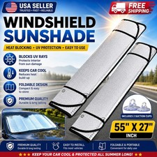 Foldable Car Windshield Front Window Sun Shade Cover Visor Uv Block Protector