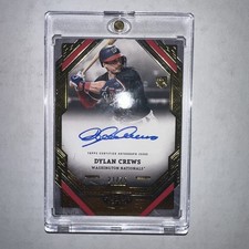 DYLAN CREWS 2025 TOPPS TIER ONE #T1A-DC ROOKIE AUTO /75 RC NATIONALS