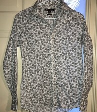Michael Kors Slim Fit Button Up Dress Shirt Size Small