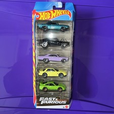 2025 HOT WHEELS MULTI-PACK "FAST  FURIOUS "5" CAR SET - NEW  