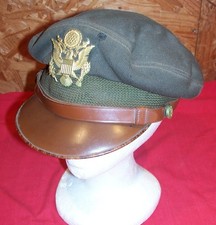 WW2 95th Bomb Group Officers Crusher Service Cap Hat Eagle US Army Air Corps B17