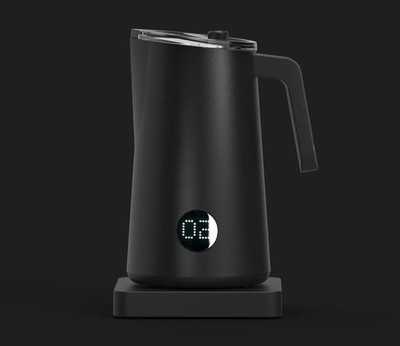 Subliminal NanoFoamer PRO | Black milk frother for latte  or cappuccino