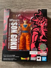 Bandai Tamashii Nations S.H.Figuarts Super Saiyan GOD Son Goku SDCC 2021...