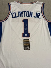 JSA COA WALTER CLAYTON JR Signed Autographed Florida Gators Basketball Jersey 