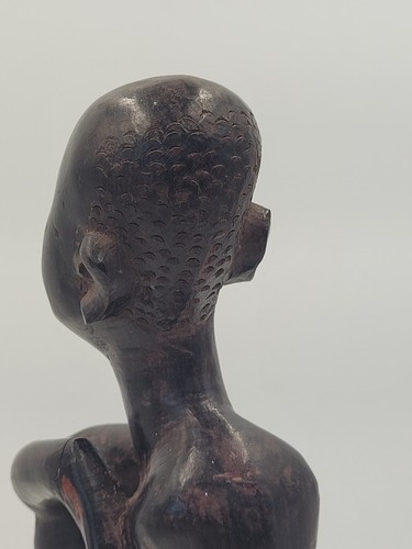 African Art, Wooden Makonde Shetani Rare Sculpture - Picture 8 of 9