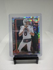 Jake Browning 2025 Topps Chrome Football Pulsar Refractor #63 Bengals