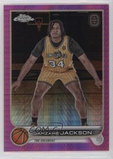 2022 Chrome OTE Overtime Elite Pink Prism Refractor 68/150 Jahzare Jackson 15wb
