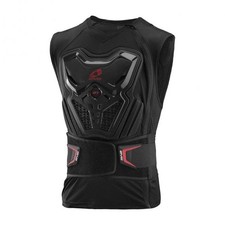 EVS Adult MX/MTB Body Armour - G7 Lite Ballistic Vest w/Kidney Belt - Black/Red