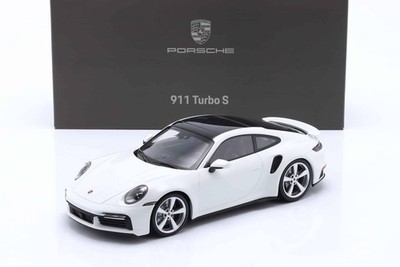 GTスピリット ポルシェ911 ターボS 1/18ホワイト Minichamps - 1:18 Porsche 911 (992) Turbo S 2021 White - Porsche