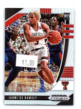 2020 Panini Prizm Draft Picks Collegiate #65 Jahmi'us Ramsey Purple Wave
