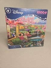 Ceaco Disney Thomas Kinkade Mickey  Minnie in Japan 1000 Piece Jigsaw Puzzle