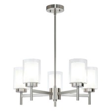 Chandeliers for Dining Rooms Dual Glass Adjustable Vintage Pendant Lighting
