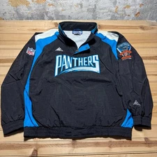 Vintage 90s NFL Carolina Panthers Inaugural Season Windbreaker Jacket - Size XL