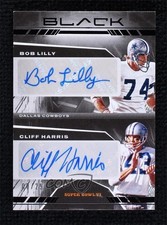 2021 Black Super Bowl Teammates Dual 8/25 Cliff Harris Bob Lilly Auto HOF 1q7
