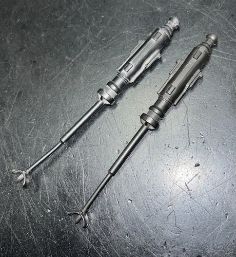 Vintage Star Wars Vehicle Part LOT 1978 Battle Damaged X-Wing 2 Cannons Kenner