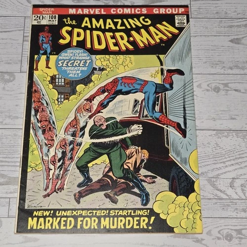 The Amazing Spider-Man #108 Marvel Comics May 1972 VF
