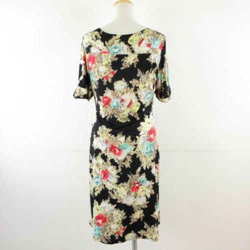 Abito Lady Lol mini manica corta floreale nero T3*t623 usato 4c39d1b0a9fc3274413c7 - Foto 2 di 6