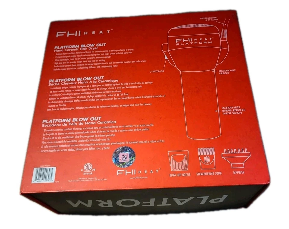 FHI Heat Platform Blow Out Stylus Hair Dryer ST2001 - Image 4 of 4