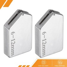2Pcs Glass Cutter Heads 6mm-12mm Tungsten Carbide Cutting Blades Cutter Head