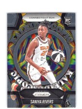 2025 Panini Prizm WNBA Saniya Rivers #8 Kaleidoscopic (RC)