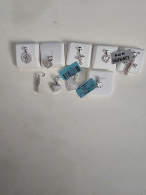 925 Sterling Silber Moissanit Anhänger Großhandel 