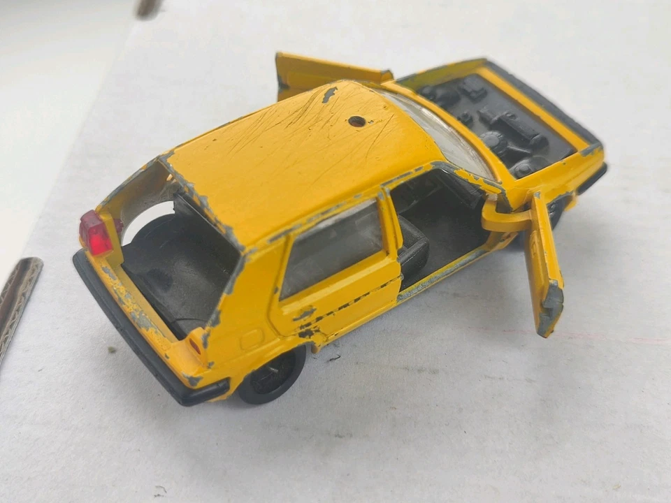 Vintage Retro Car VW Golf, Schabak Modell , Germany, Small Model Car - Image 2 of 4