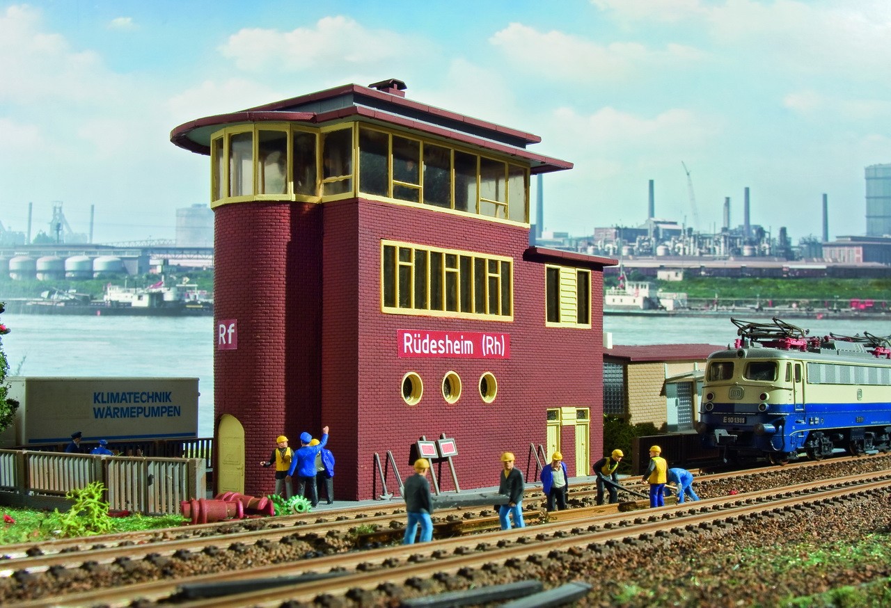 Vollmer 45767 H0 Stellwerk R&uuml;desheim