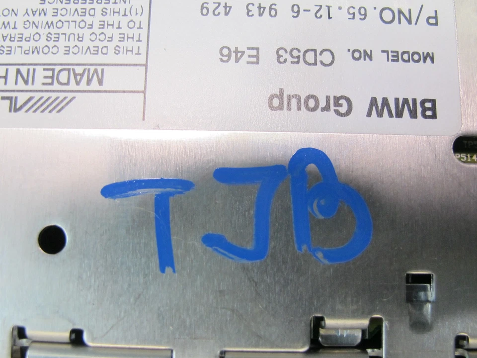 04-06 BMW E46 325Ci 330Ci RADIO BUSINESS CD PLAYER RECEIVER 6943429 OEM - Image 2 of 4