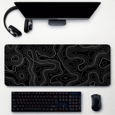 Gaming Mouse Mat Anti-Slip Extra Large Extended Desk PC Laptop Speed Keyboard UK