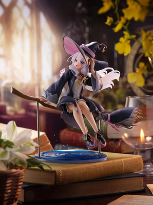 Wandering Witch Elaina Figure Flying Broom Witch Hat Anime PVC Statue Toy