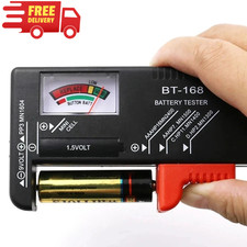 Battery Tester Checker Universal For AA AAA C D 9V 1.5V Button Cell Batteries