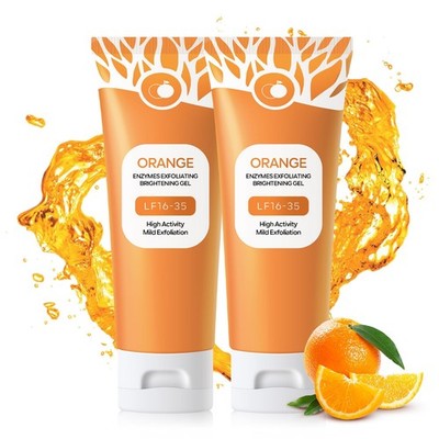 Freeorr Orange Exfoliating Gel for Face and 3.52 Fl Oz (Pack of 1), 2 PCS 