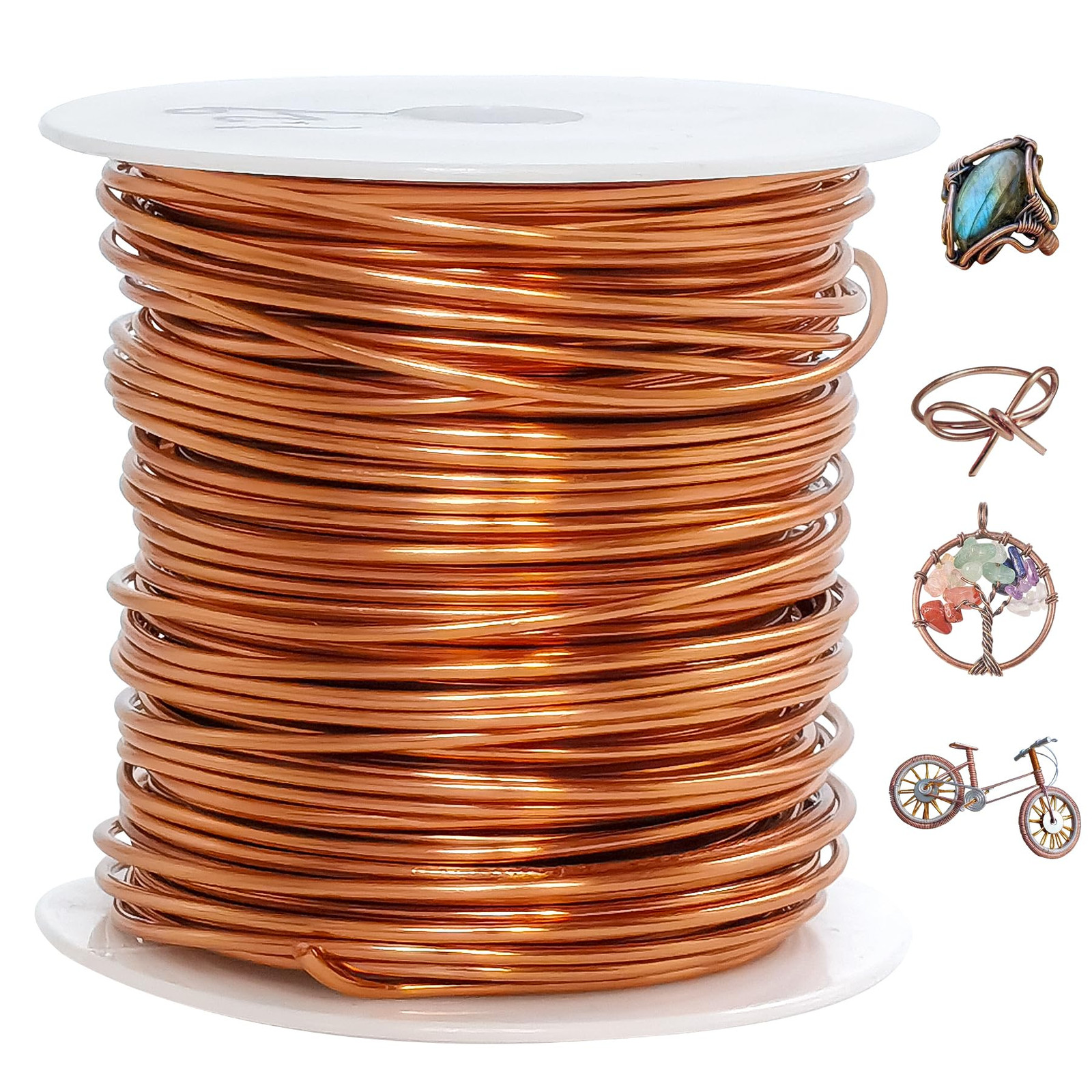65.6 Feet Tarnish Resistant Copper Wires Electroculture Gardening Copper Wire...