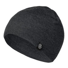 Beanie Cap - Soft Knit Hat - Warm Durable Winter Accessory Charcoal Grey