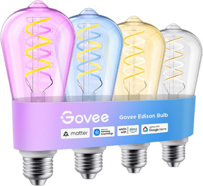 Edison Bulbs, Smart Vintage Light Bulbs, RGB Color Changing and Tunable White, C