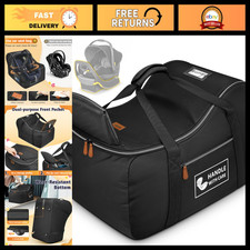 Car Seat Travel Bag for Infant Carseat with Anti-Rebound Bar - Durable Lightwe