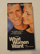What Women Want VHS 2001 Movie Mel Gibson Helen Hunt Romance Comedy Pre-owned